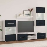vidaXL TV jedinice od 5 dijelova s LED rasvjetom Matt Indigo | shoptok.hr