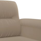  2-dijelni set sofa s jastucima smeđesivi od mikrovlakana | shoptok.hr