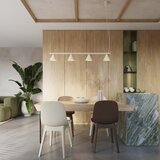 Sollux SL.2554 - Luster na sajli NOX 4xE14/10W/230V krem | Eponuda.com