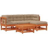  Set lounge namještaja za vrt 15 pcs Voštanosmeđa | shoptok.hr