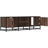TV ormarić smeđi hrast 120x35x41 cm Konstruirano drvo i metal | Eponuda.com