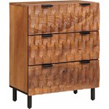  Kreveta 2 pcs Fin&amp;scaron; acacije smeđa 60 x 33 x 75 cm Slike