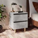 vidaXL noćni ormarići 2 kom siva boja betona 40 x 35 x 50 cm | shoptok.hr