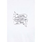 Adidas Bombažna kratka majica bela barva | Shoptok.si