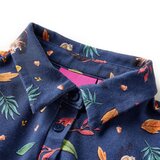  Dječja haljina s dugim rukavima modra 140 | shoptok.hr