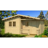 Male kuće Drvena kuća SALAMANCA 595 &amp;times; 420 cm &amp;ndash; bez zavr&amp;scaron;nog krovnog pokrova Slike