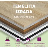  Nočne omarice 2 kosa črni hrast 40x30x40 cm inženirski les, (5000298574) | Shoptok.si
