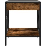  Stolić s beskonačnim LED svjetlima boja hrasta 40x40x49 cm | Eponuda.com