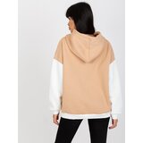 RUE PARIS Sweatshirt-AP-BL-AP-3001.98P-white-beige | Shoptok.si