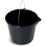 Ramda Vedro PVC z izlivom fi31xV24 cm, 12 l, črno | Shoptok.si