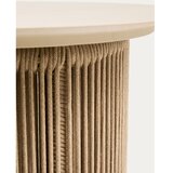 Kave Home Kovinska okrogla vrtna mizica &amp;oslash; 55 cm Orosei &amp;ndash; Slike