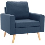  Fotelja od tkanine plava | shoptok.hr