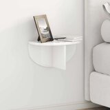  Polica na zidu Zidne 2 pcs Visoki sjaj bijela 38 x 19 x 19 cm | shoptok.hr