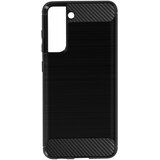 AVIZAR zašcitna torbica za samsung galaxy S21 fe, carbon effect in brušena kovina - crna, (20632708) | Shoptok.si