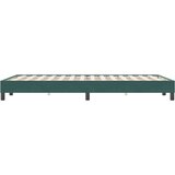  posteljni okvir brez vzmetnice temno zelena 120x220 cm žamet, (21829453) | Shoptok.si