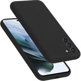  Case, združljiv s Samsungom v tekoči črni barvi - zaščitni pokrov iz fleksibilnega silikona TPU, (20694914) | Shoptok.si