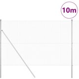  Temeljna zavarena žičana ograda 10 x 1,6 m Srebrna Mreža | Shoptok.si
