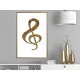  Poster - Golden Treble Clef 30x45 | shoptok.hr