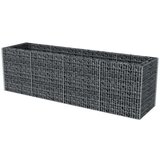  Gabionska sadilica čelična 360 x 90 x 100 cm | shoptok.hr