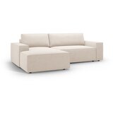Micadoni Bež raztegljiva kotna sedežna garnitura iz tkanine bouclé (levi kot) Jodie – Home | Shoptok.si
