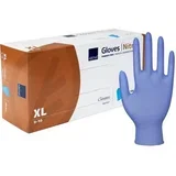 Rokavice nitril xl 100/1 barva modra NN