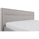 MID.YOU OBLAZINJENA POSTELJA 120 cm x 200 cm , les, kovina, umetna masa, tekstil svetlo siva | Shoptok.si