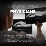 DELTAHUB ergonomska podpora za zapestje carpio 2.0 siva, desna, l | Shoptok.si