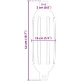  Odbojnici za čamce 2 kom. Ø 14 x 50 cm Crna PVC | shoptok.hr