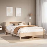 vidaXL Knjižna postelja brez vzmetnice 135x190 cm trdna borovina | Shoptok.si