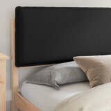  Krevetni okvir s tapiciranim uzglavljem Crna 180 x 200 cm | shoptok.hr