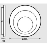Osram LED plafonsko svetlo ORBIS SPIRAL LED/27W/230V prečnik 40 cm belo | Eponuda.com