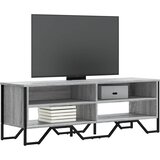 TV ormarić siva boja hrasta 122 x 34 x 41 cm konstruirano drvo | Shoptok.si