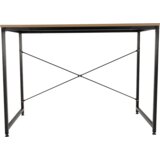 Kondela Pisalna miza, hrast/črna, 100x60 cm, MELLORA | Shoptok.si