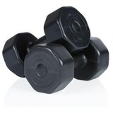 Gymstick Dumbbells uteži 2X5kg, vinyl, black Cene