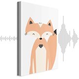  Slika - Happy Fox (1 Part) Vertical 60x90 Akustična | shoptok.hr