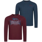 Lonsdale Men's long-sleeved shirt regular fit double pack | shoptok.hr