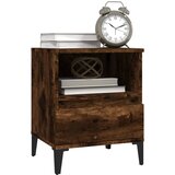  Noćni ormarići 2 kom boja dimljenog hrasta 40x35x50 cm | shoptok.hr