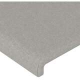 vidaXL LED posteljno vzglavje svetlo sivo 103x16x78/88 cm blago | Shoptok.si