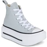 Visoke superge Chuck Taylor All Star Lift Double Stack Siva