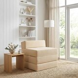 SOFA na razvlačenje Krem 200 x 70 x 10 cm Kordura tekstil | shoptok.hr