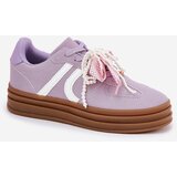 Boto Women's Platform Sneakers With Decorations Purple Vinness | Shoptok.si