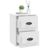 vidaXL Stenska nočna omarica 2 kosa bela 41,5x36x53 cm | Shoptok.si