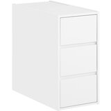 SoBuy nizka omarica, omara s kolesi, večnamenska omara FBT144-W, (22108500) Cene
