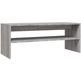 Maison Chic Klubska mizica - kavna mizica - Nizka mizica siva sonoma 100x40x40 cm inženirski les, (21752936) Cene