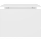  Stolić za kavu bijeli 68 x 50 x 38 cm od konstruiranog drva | Eponuda.com