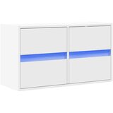  Zidni TV ormarić s LED svjetlima bijeli 80 x 31 x 45 cm | shoptok.hr