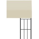  Zidna sjenica 3 x 3 m krem od tkanine | shoptok.hr