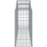  Lučne gabionske košare 25kom 300x50x100/120cm pocinčano željezo | shoptok.hr