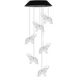  Solarne vrtne LED zvonaste lampe slonovi šareni 70 cm | shoptok.hr