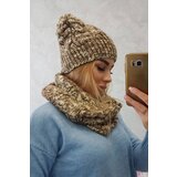 Kesi Women's fleece set Lucyna K317 khaki+ecru | Shoptok.si